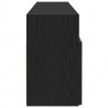 Szafka pod TV z oświetleniem LED, czarny dąb, 120x30x50 cm
