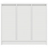 Komoda Biała 85x34x76 cm Drewno klejone