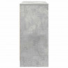 Komoda Betonowa Szara 85x34x76 cm Drewno klejone