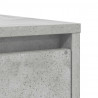 Komoda Betonowa Szara 85x34x76 cm Drewno klejone