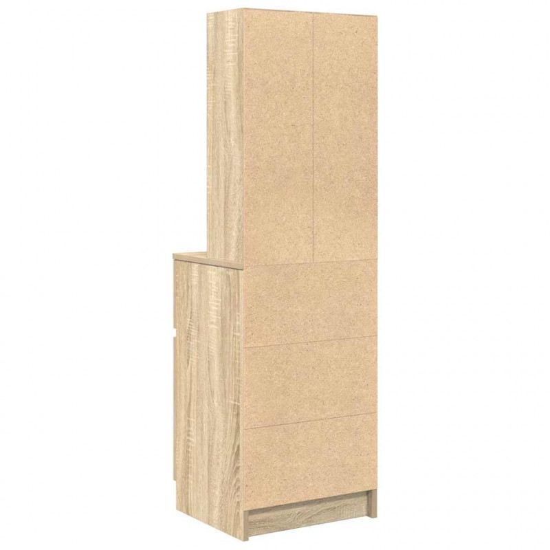 Szafka nocna Sonoma Oak 39x35x125 cm Drewno klejone