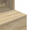 Szafka nocna Sonoma Oak 39x35x125 cm Drewno klejone