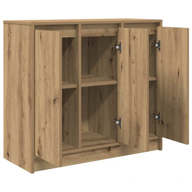 Komoda Artisan Dąb 85x34x76 cm Drewno klejone