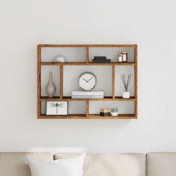 Półka ścienna, stare drewno 75x16x55cm, materiał drewnopochodny