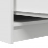 Komoda Biała 29,5x34x76 cm Drewno klejone