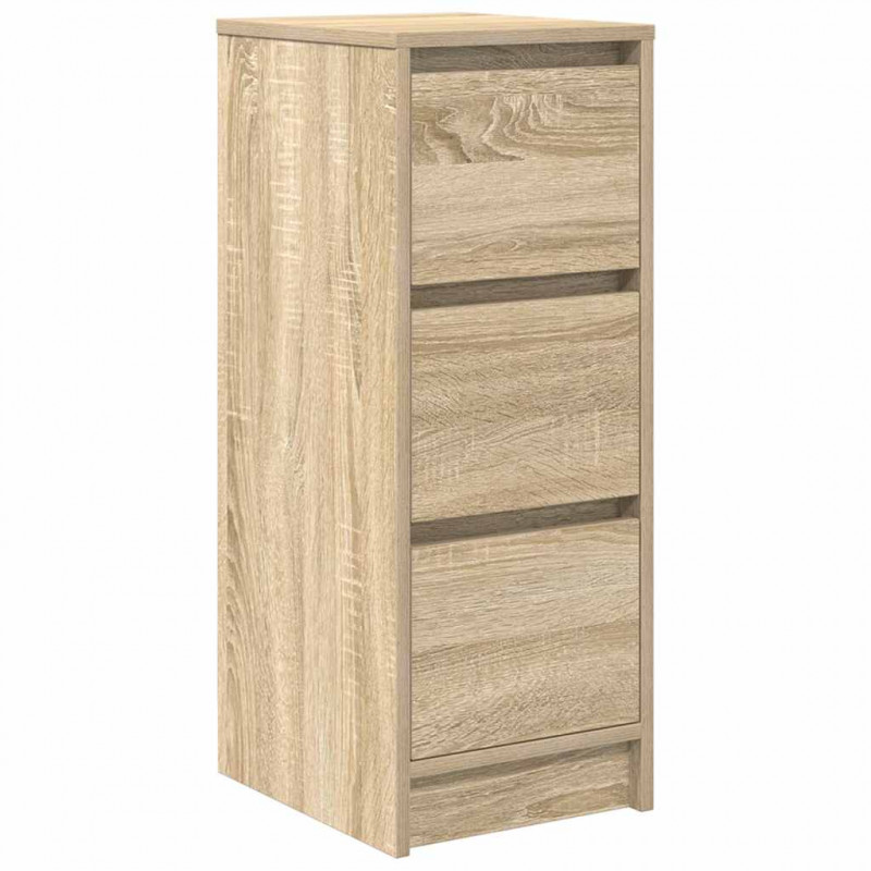 Komoda Sonoma Oak 29,5x34x76 cm Drewno klejone