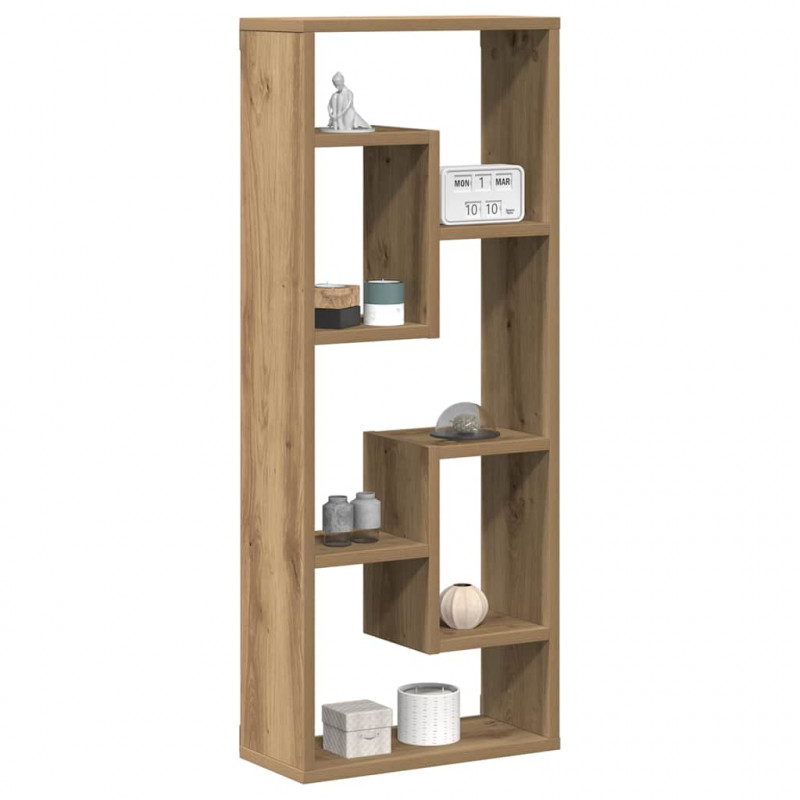 Półka ścienna Artisan Oak 36x16x90 cm Drewno klejone