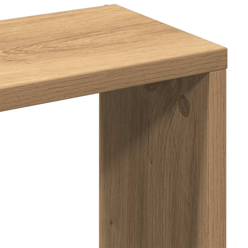 Półka ścienna Artisan Oak 36x16x90 cm Drewno klejone
