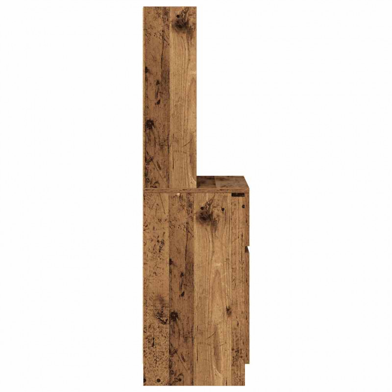 Szafka nocna Stare drewno 39x35x125 cm Drewno klejone