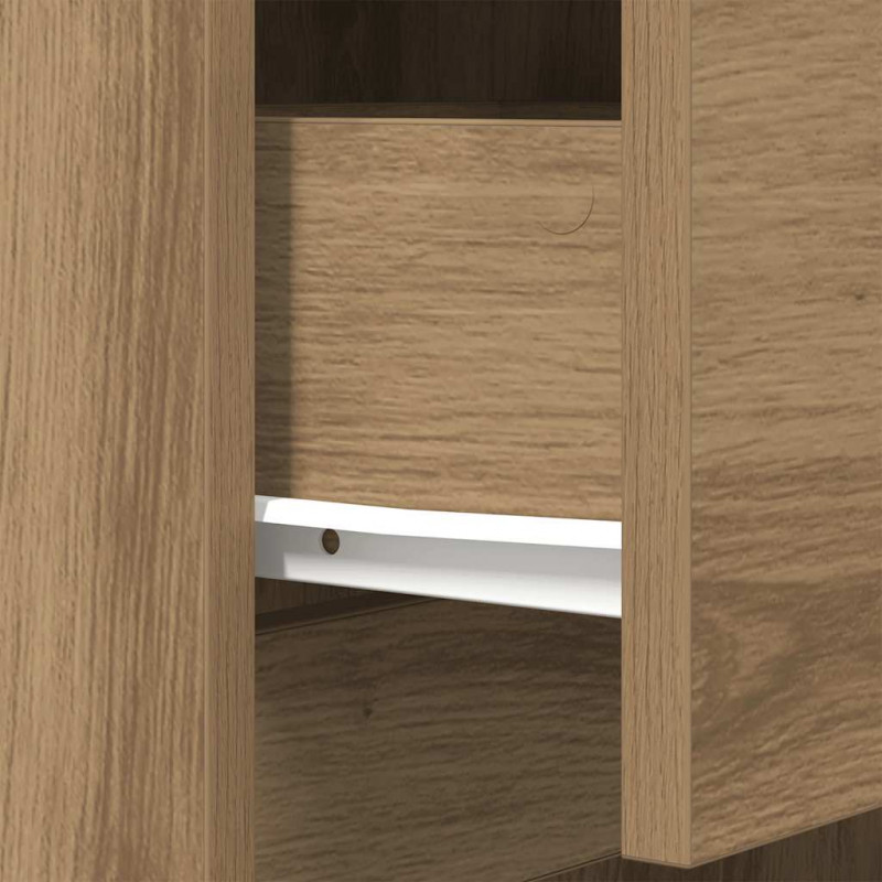 Szafka nocna Artisan Oak 39x35x125 cm Drewno klejone