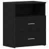 Szafka Nocna z szufladą 2 pcs Czarny Dąb 50 x 32 x 60cm