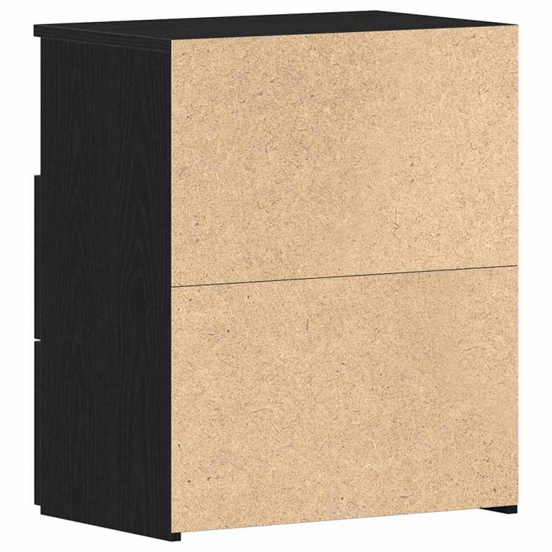 Szafka Nocna z szufladą 2 pcs Czarny Dąb 50 x 32 x 60cm