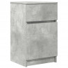 Szafka nocna Beton Szary 39x35x65 cm Drewno klejone