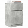 Szafka nocna Beton Szary 39x35x65 cm Drewno klejone