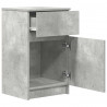 Szafka nocna Beton Szary 39x35x65 cm Drewno klejone