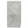 Szafki nocne 2 szt. Beton Szary 39x35x65 cm Drewno klejone