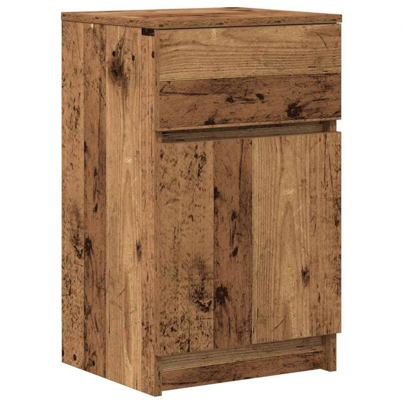 Szafka nocna Stare drewno 39x35x65 cm Drewno klejone
