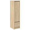 Komoda Sonoma Oak 29,5x34x119,5 cm Drewno klejone