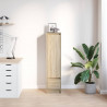 Komoda Sonoma Oak 29,5x34x119,5 cm Drewno klejone