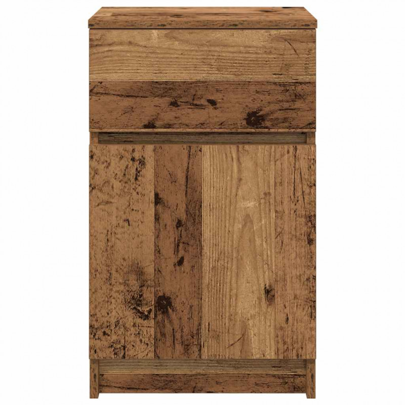 Szafka nocna Stare drewno 39x35x65 cm Drewno klejone
