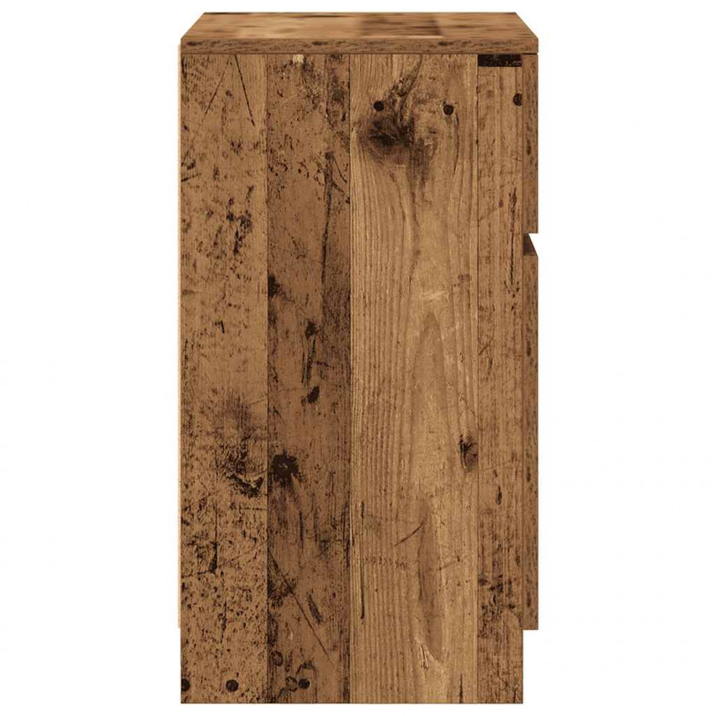Szafka nocna Stare drewno 39x35x65 cm Drewno klejone