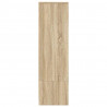 Komoda Sonoma Oak 29,5x34x119,5 cm Drewno klejone