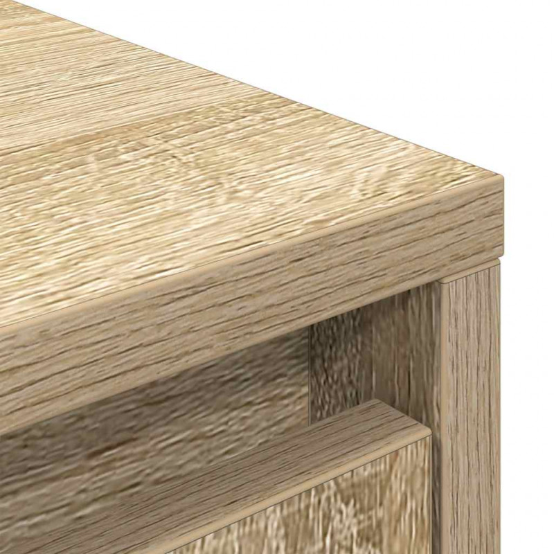 Komoda Sonoma Oak 29,5x34x119,5 cm Drewno klejone