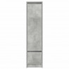 Komoda betonowa szara 29,5x34x119,5 cm Drewno klejone