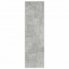 Komoda betonowa szara 29,5x34x119,5 cm Drewno klejone