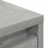 Komoda betonowa szara 29,5x34x119,5 cm Drewno klejone