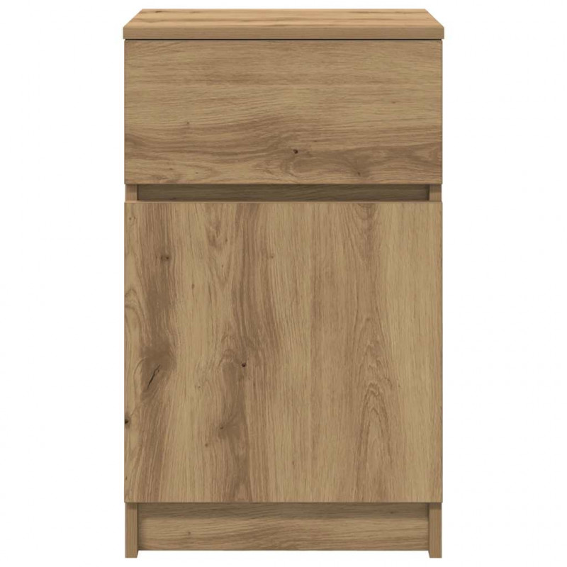 Szafka nocna Artisan Oak 39x35x65 cm Drewno klejone