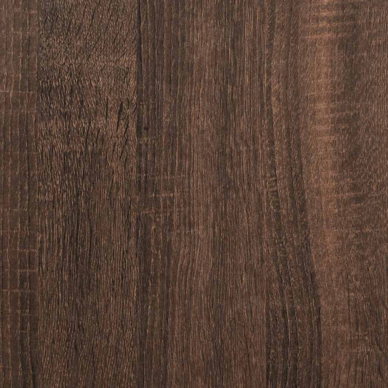 Komoda Brązowy Dąb 29,5x34x119,5 cm Drewno klejone