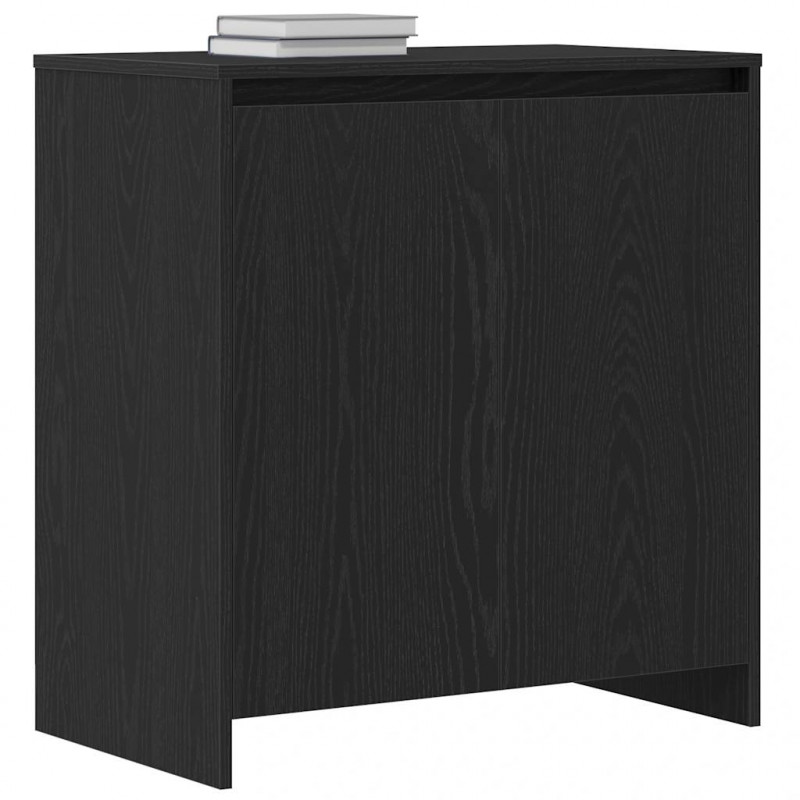 Komoda Czarny Dąb 70x41x75 cm Drewno klejone