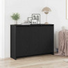 Bufet Czarny 102 x 29.5 x 75 cm Materiał drewnopochodny