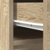 Komoda Sonoma Oak 37,5x35x180 cm Drewno klejone