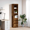 Komoda Stara Drewno 37,5x35x180 cm Drewno klejone