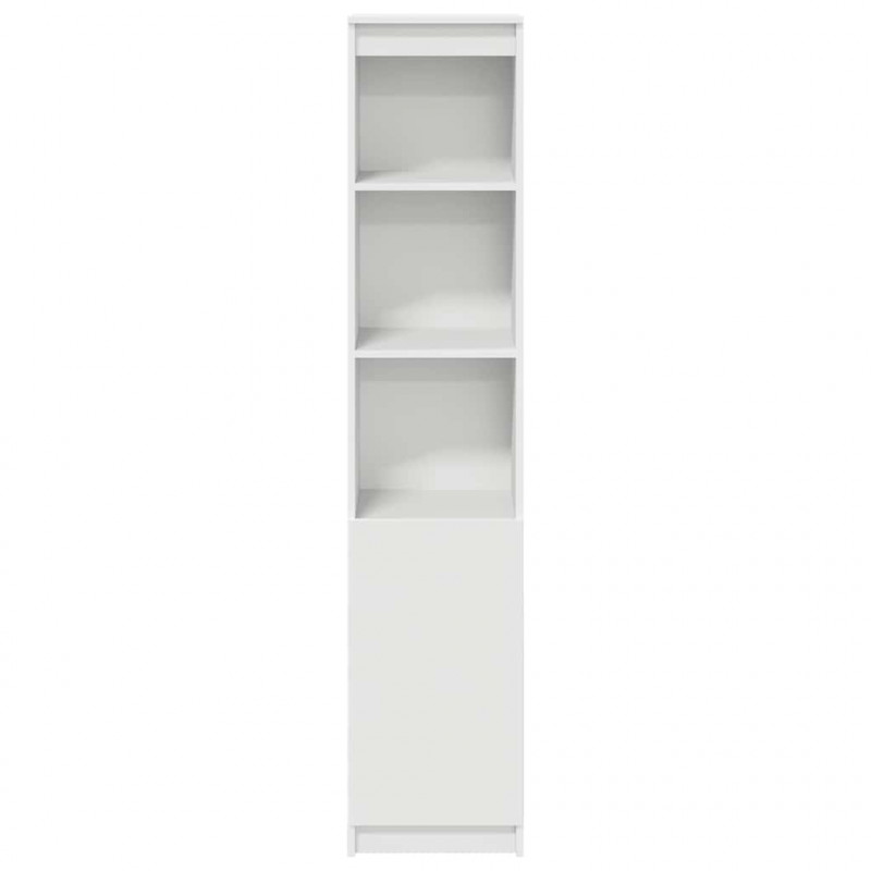 Komoda biała 37,5x35x180 cm Drewno klejone
