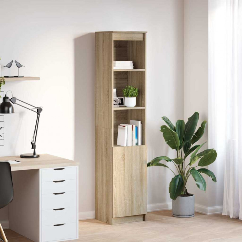 Komoda Sonoma Oak 37,5x35x180 cm Drewno klejone