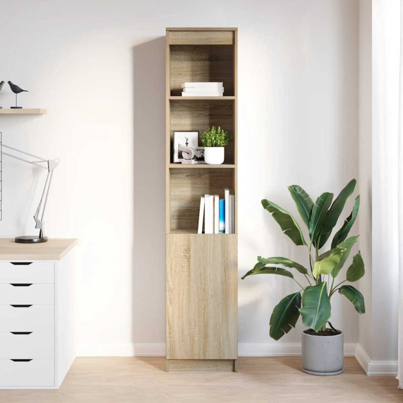 Komoda Sonoma Oak 37,5x35x180 cm Drewno klejone