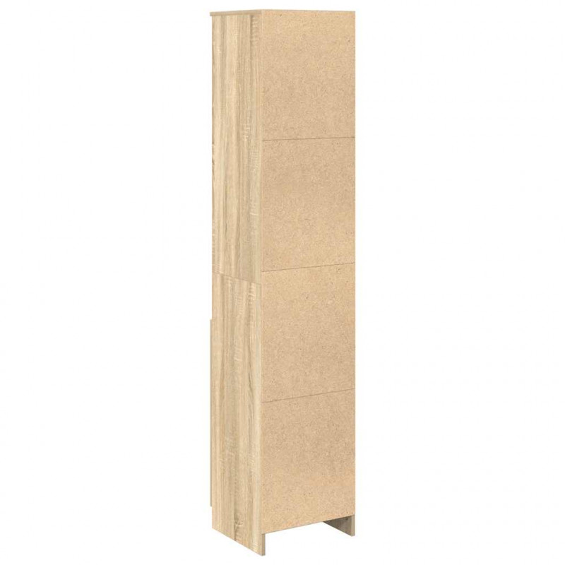 Komoda Sonoma Oak 37,5x35x180 cm Drewno klejone