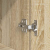 Komoda Sonoma Oak 37,5x35x180 cm Drewno klejone