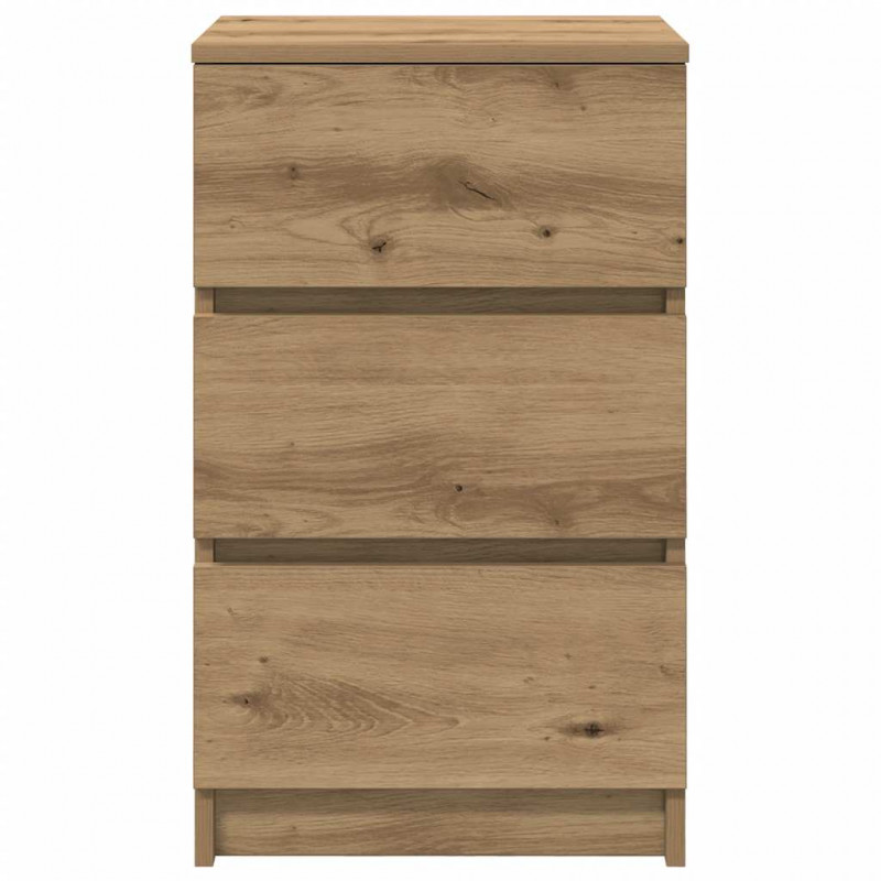 Szafka nocna z 3 szufladami Artisan Oak 39x35x65 cm