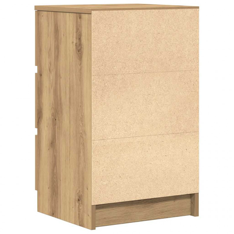 Szafka nocna z 3 szufladami Artisan Oak 39x35x65 cm