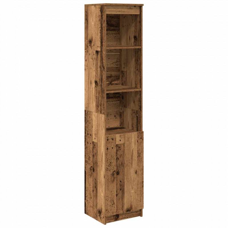 Komoda Stara Drewno 37,5x35x180 cm Drewno klejone