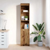 Komoda Stara Drewno 37,5x35x180 cm Drewno klejone