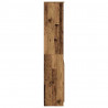 Komoda Stara Drewno 37,5x35x180 cm Drewno klejone