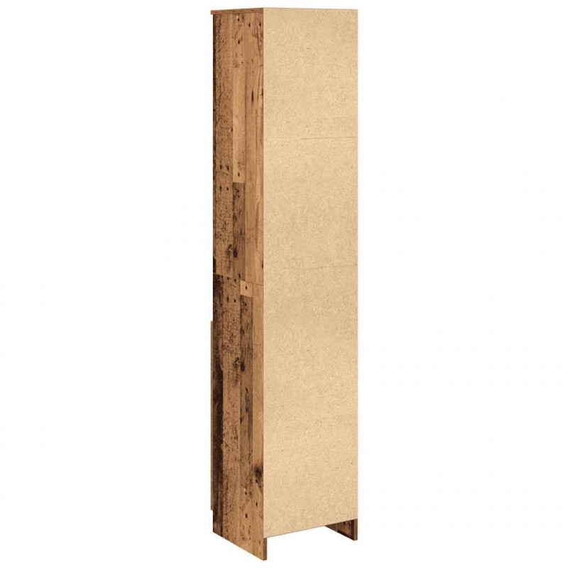 Komoda Stara Drewno 37,5x35x180 cm Drewno klejone