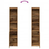 Komoda Stara Drewno 37,5x35x180 cm Drewno klejone