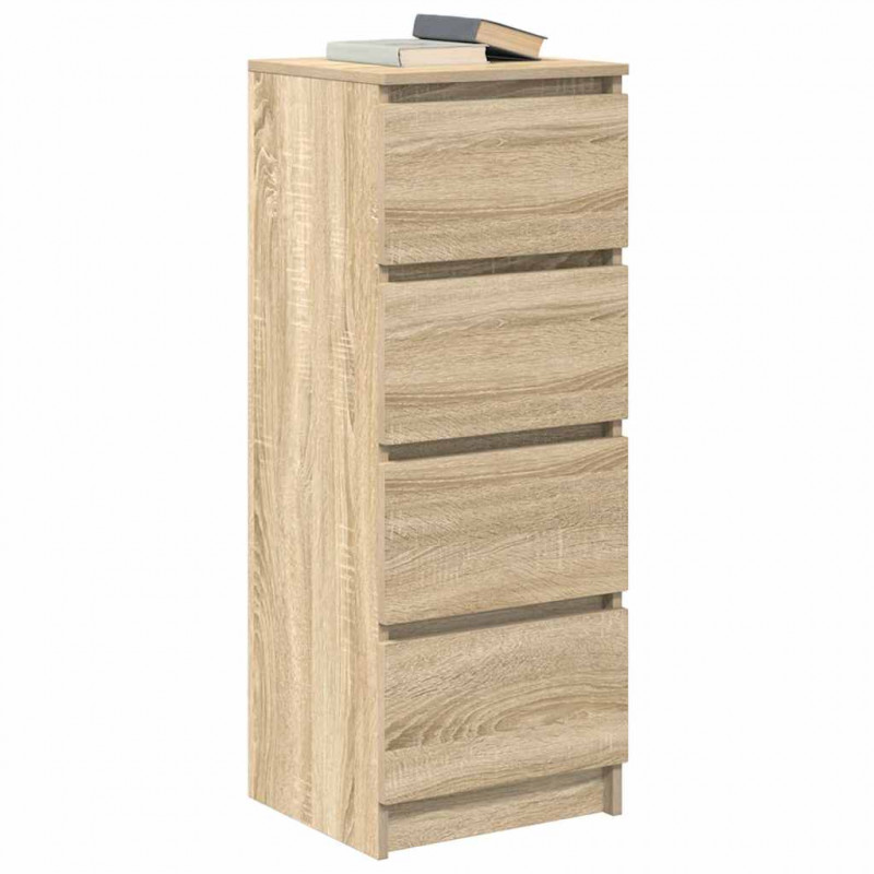 Komoda Sonoma Oak 37,5x35x99 cm Drewno klejone