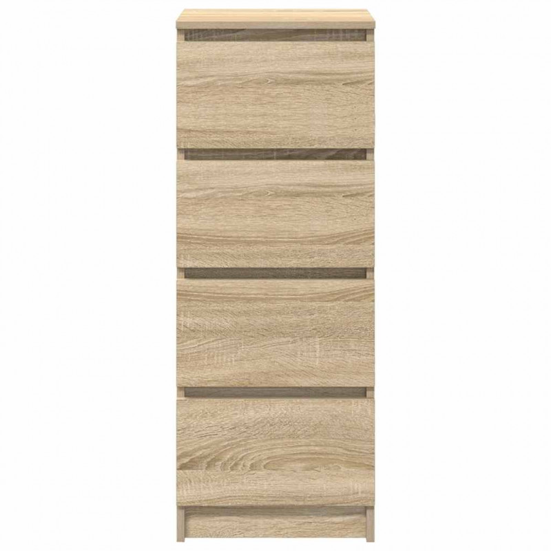 Komoda Sonoma Oak 37,5x35x99 cm Drewno klejone